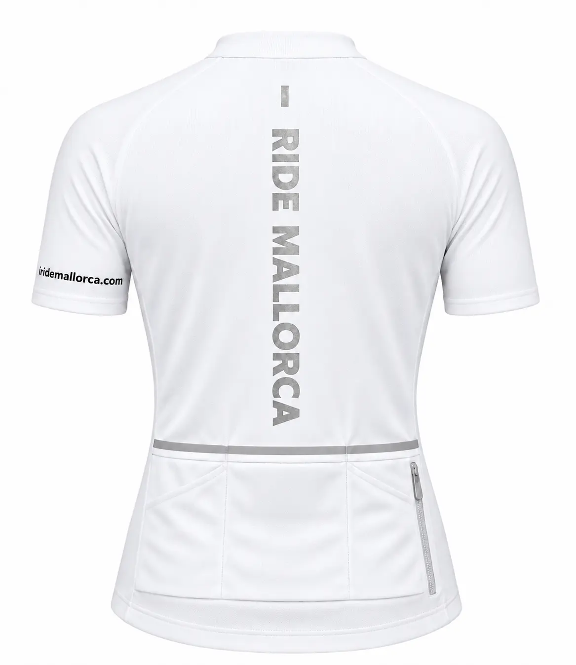 White Mallorca jersey, back view