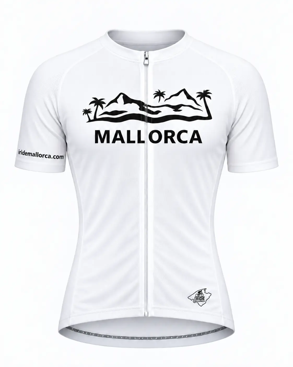 White Mallorca jersey, front view